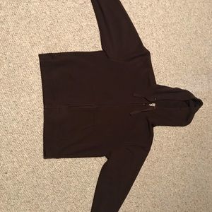 Brown zip up hoodie